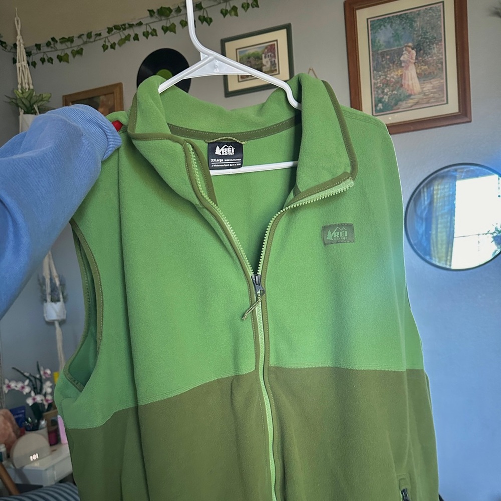 REI Fleece Zip Up Vest